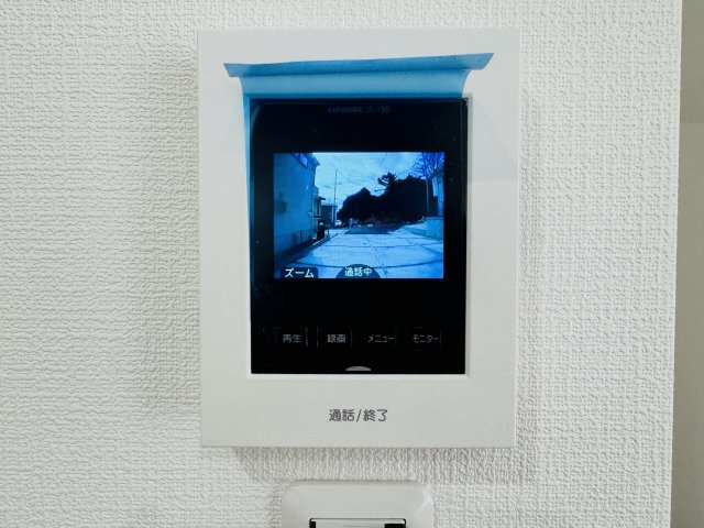 八王子市　上柚木　新築一戸建て　１期のセキュリティ|～TVモニター付インターホン　訪問者の確認に便利です～