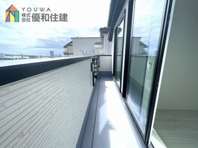 【バルコニー】 | 新築戸建　神戸市霞ヶ丘３丁目