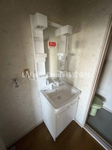 コーポエスの洗面所