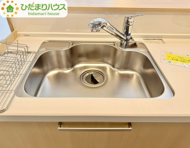野田市山崎23期　新築戸建　1号棟のキッチン|広々としたシンク！