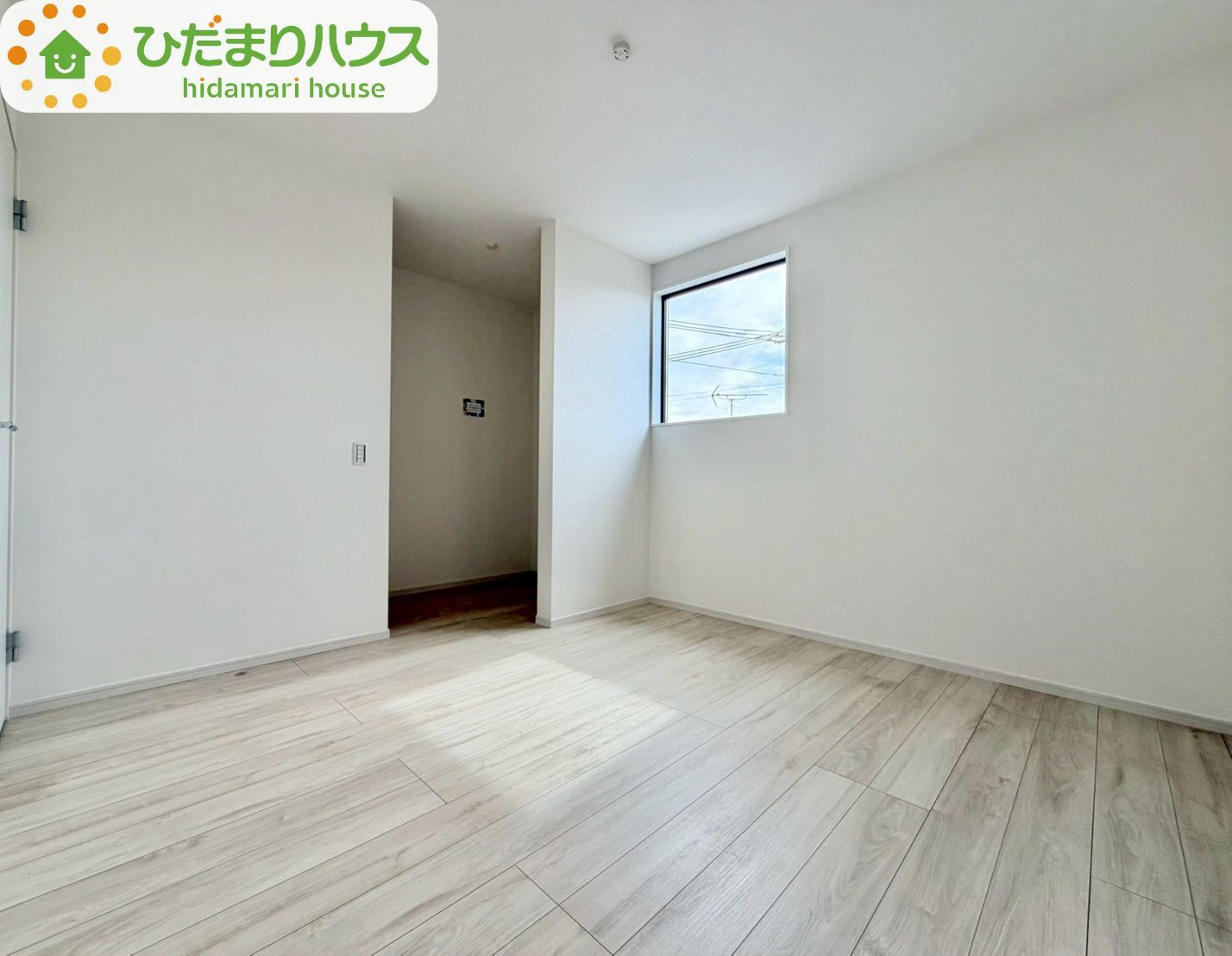 野田市山崎23期　新築戸建　1号棟の洋室|ゆとりのある主寝室！ご家族全員で寝れちゃいます(^^♪						
