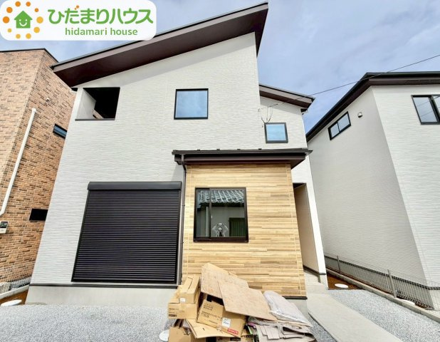 野田市山崎23期　新築戸建　1号棟の外観|2026年1月現地写真です(^^)/お問合せお待ちしております。