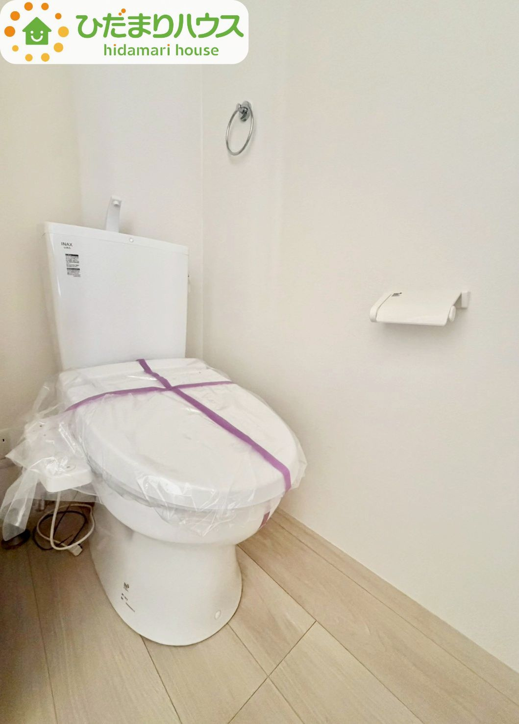 野田市山崎23期　新築戸建　1号棟のトイレ|1・2階にトイレあり。階段を降りなくてもいいので、高齢者の方も優しい☆彡							
