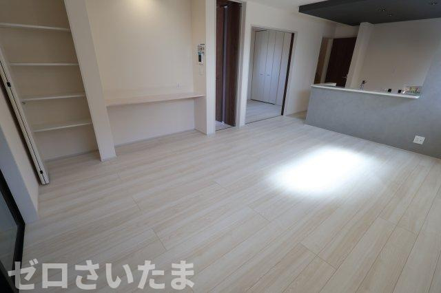 《仲介手数料無料》岩槻区東町１丁目9-29新築一戸建てリーブルガーデンの居間・リビング|16.5帖のLDK