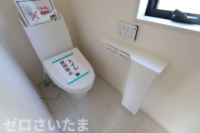 《仲介手数料無料》岩槻区東町１丁目9-29新築一戸建てリーブルガーデン|2階トイレ