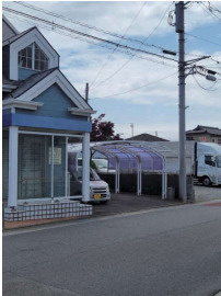 【前面道路含む現地写真】 | 平塚市四之宮2丁目　売地 | 前面道路(東側から)