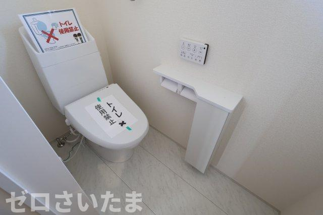 《仲介手数料無料》岩槻区東町１丁目9-29新築一戸建てリーブルガーデンのトイレ|2F メーカー：janis
