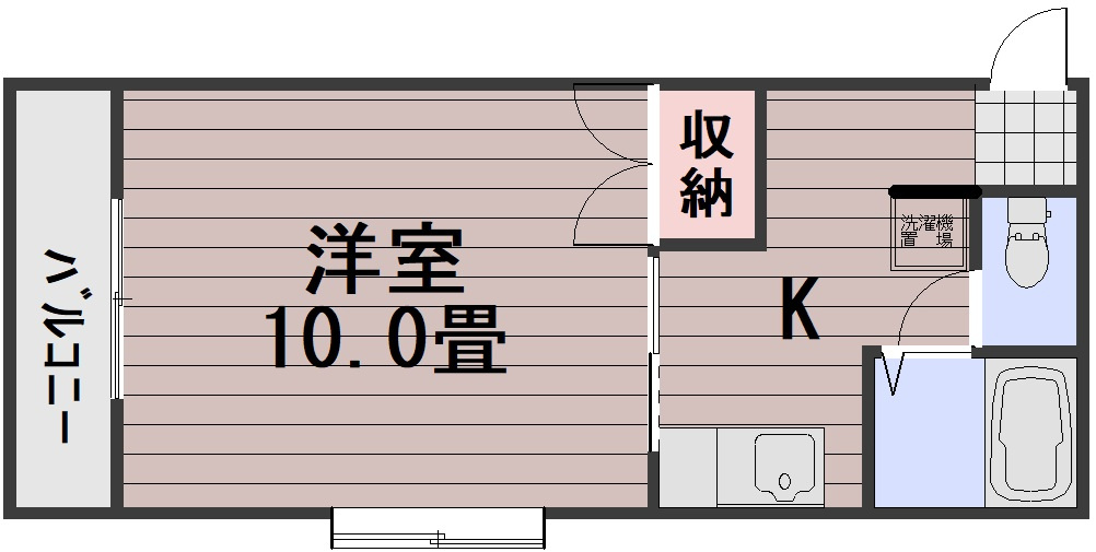 コープエスポワールⅡ棟の間取り