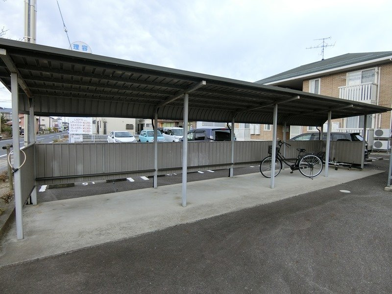 『コスモA・B』の駐輪場