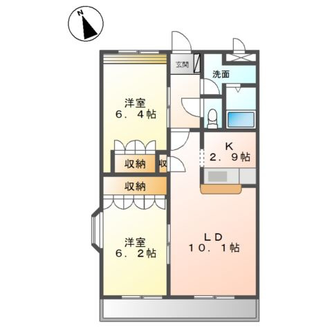 アメニティーＢの外観|外観写真（昼）