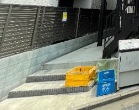 リバーテラス小岩のエントランス