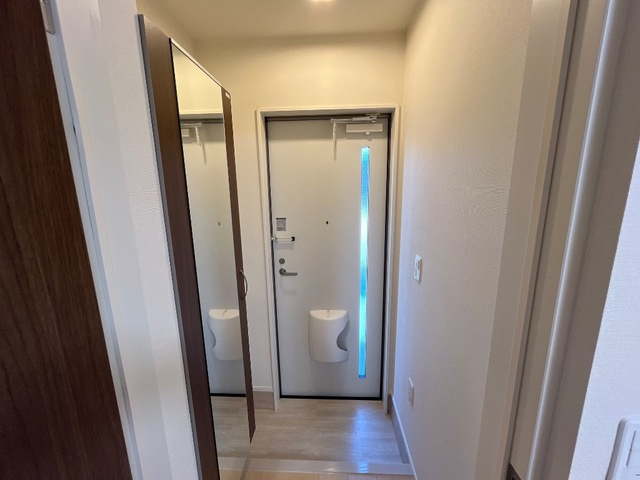 （仮称）柏市篠籠田　新築アパートの玄関