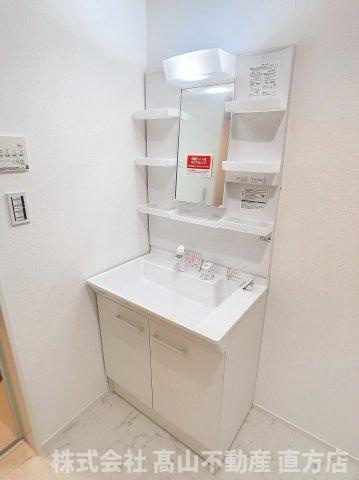 レイクサイド植木 D棟の洗面所