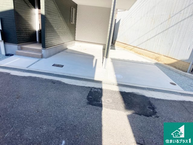 明石市藤江　第2期　新築一戸建ての駐車場|駐車スペース！散水栓があるので、こまめに愛車を洗えます！