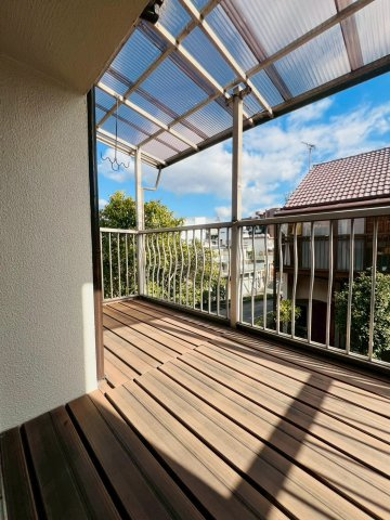 白川台5丁目貸家のバルコニー