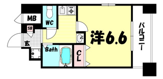 【間取り】 | エステムコート新神戸エリタージュ