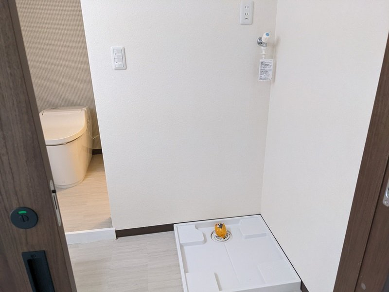 チサンマンション新潟のランドリースペース