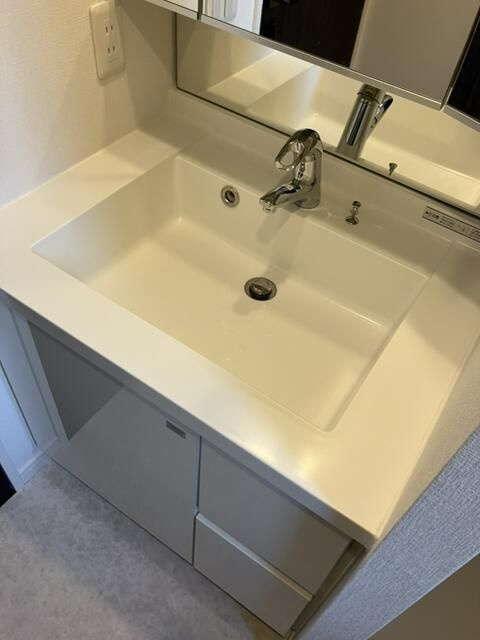 アンビックス神田の洗面所