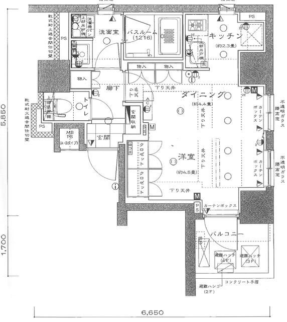 アンビックス神田の間取り