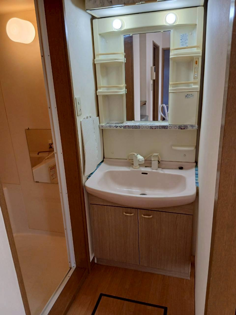 コーポ201の洗面所