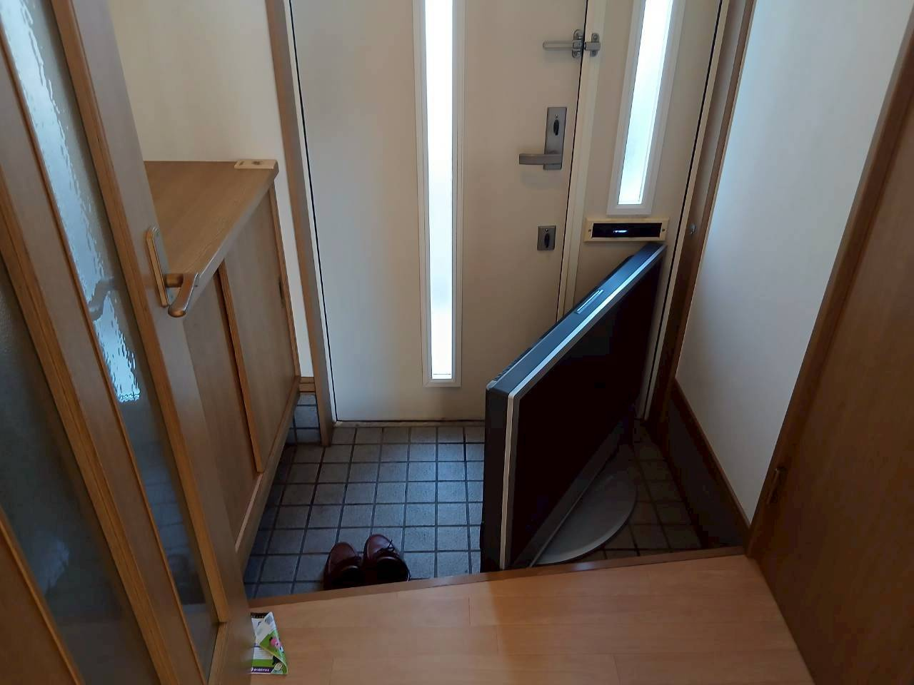 コーポ201の玄関