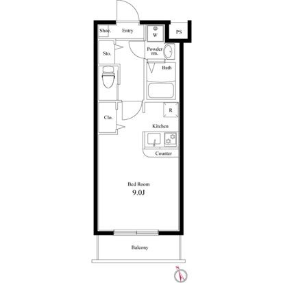 ラヴィエント浅草言問の間取り
