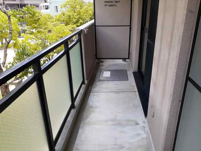 リヴェール宝塚Ⅱのバルコニー