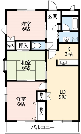 【間取り】 | アーバン西岡崎