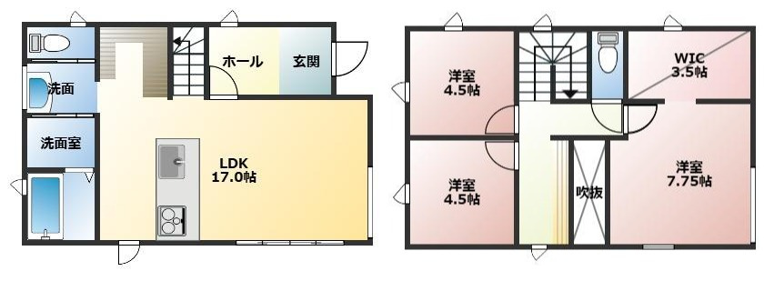 草津市矢倉一丁目の間取り