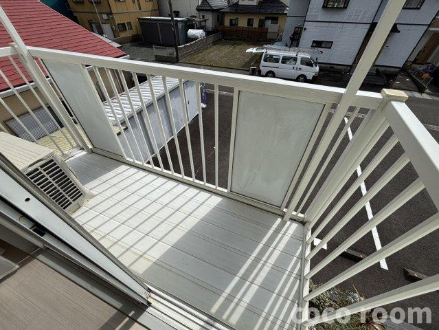 オーベルテューレ東小川のバルコニー