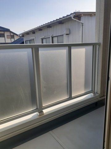 サンハイツ　フルールのバルコニー|暖かな日差しのふりそそぐバルコニー