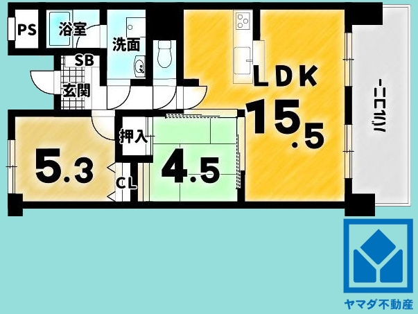 デルフィ西大路の間取り