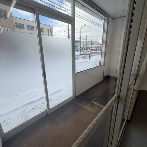 チセイハウスＤのバルコニー