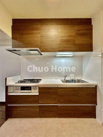 東大島ファミールハイツ1号棟のキッチン|システムキッチン