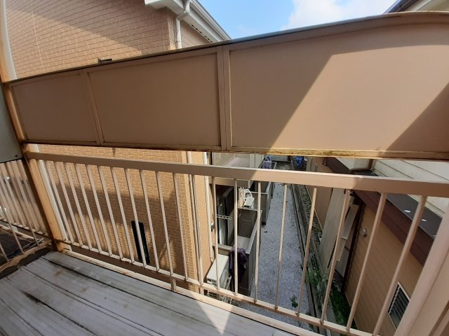 クレールサヤマハイツのバルコニー