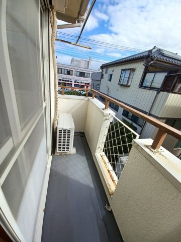 シティパレス鴻巣５のバルコニー