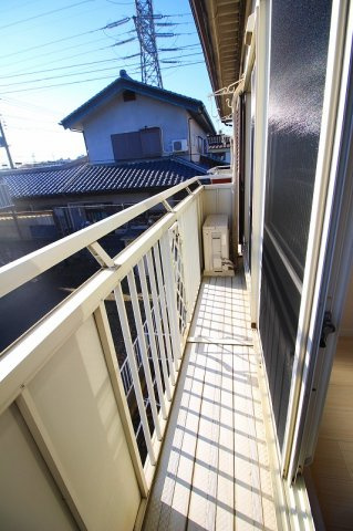 リバーパナハイツＡのバルコニー