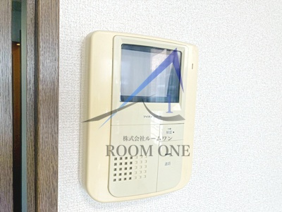 早稲田桜並木AVEのセキュリティ|モニター付きインターホンです。