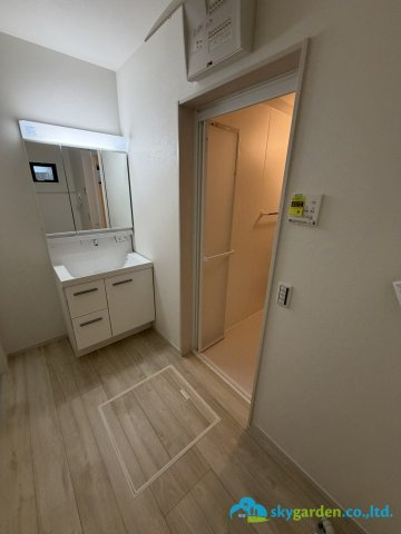 平塚市御殿2期　新築戸建　全5棟4号棟の脱衣所