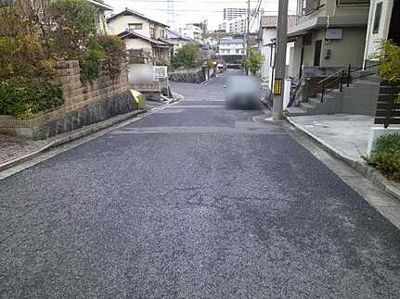 【前面道路含む現地写真】 | 広島市西区井口４丁目 阿瀬波