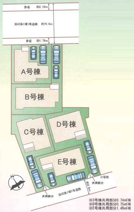 明石市魚住町西岡の区画図