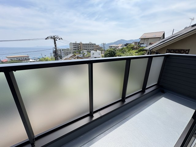 湯河原町　吉浜のバルコニー