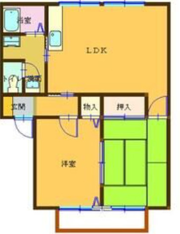 チェスナットの間取り