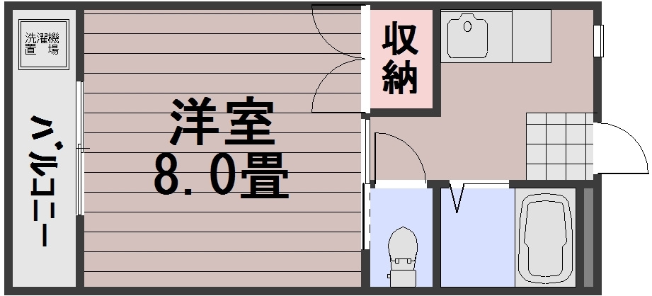 コープエスポワールⅠ棟の間取り