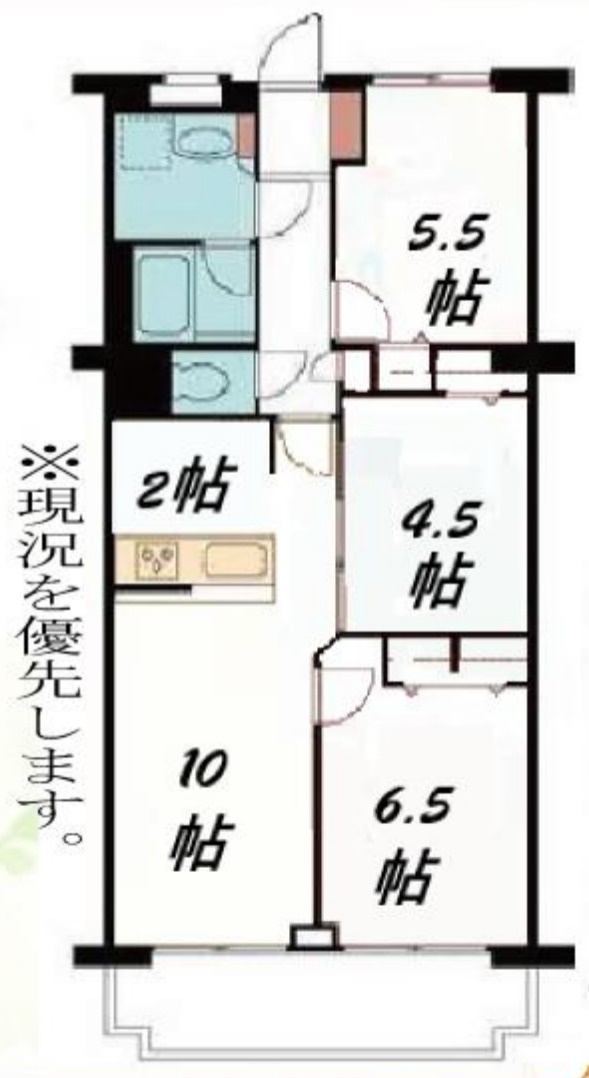 戸塚サニーフラット【仲介手数料無料】の間取り