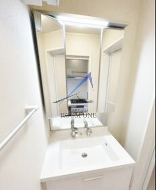 ケンフラッツの洗面所|洗面台です。