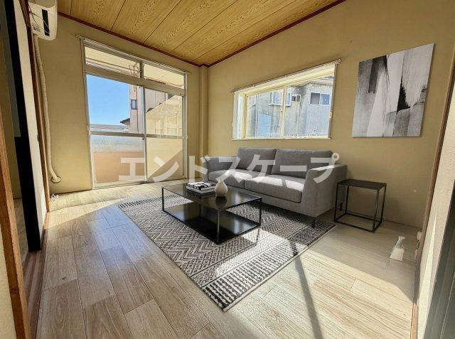 東原マンションの居間・リビング|家具はCGのイメージ画像になります。※実際に家具は付いておりません。
