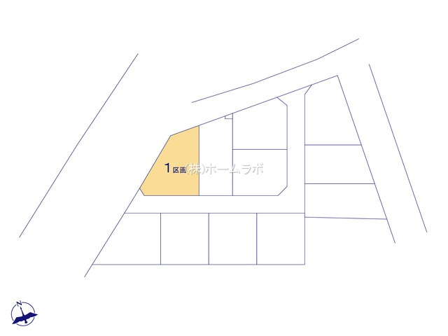 【土地】鶴ヶ島市藤金15期 ①区画の区画図