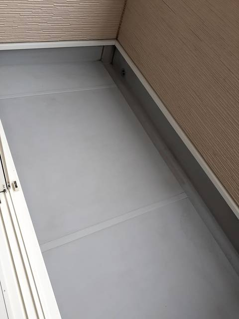 ベルメゾンのバルコニー