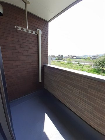 クロスローズⅡのバルコニー